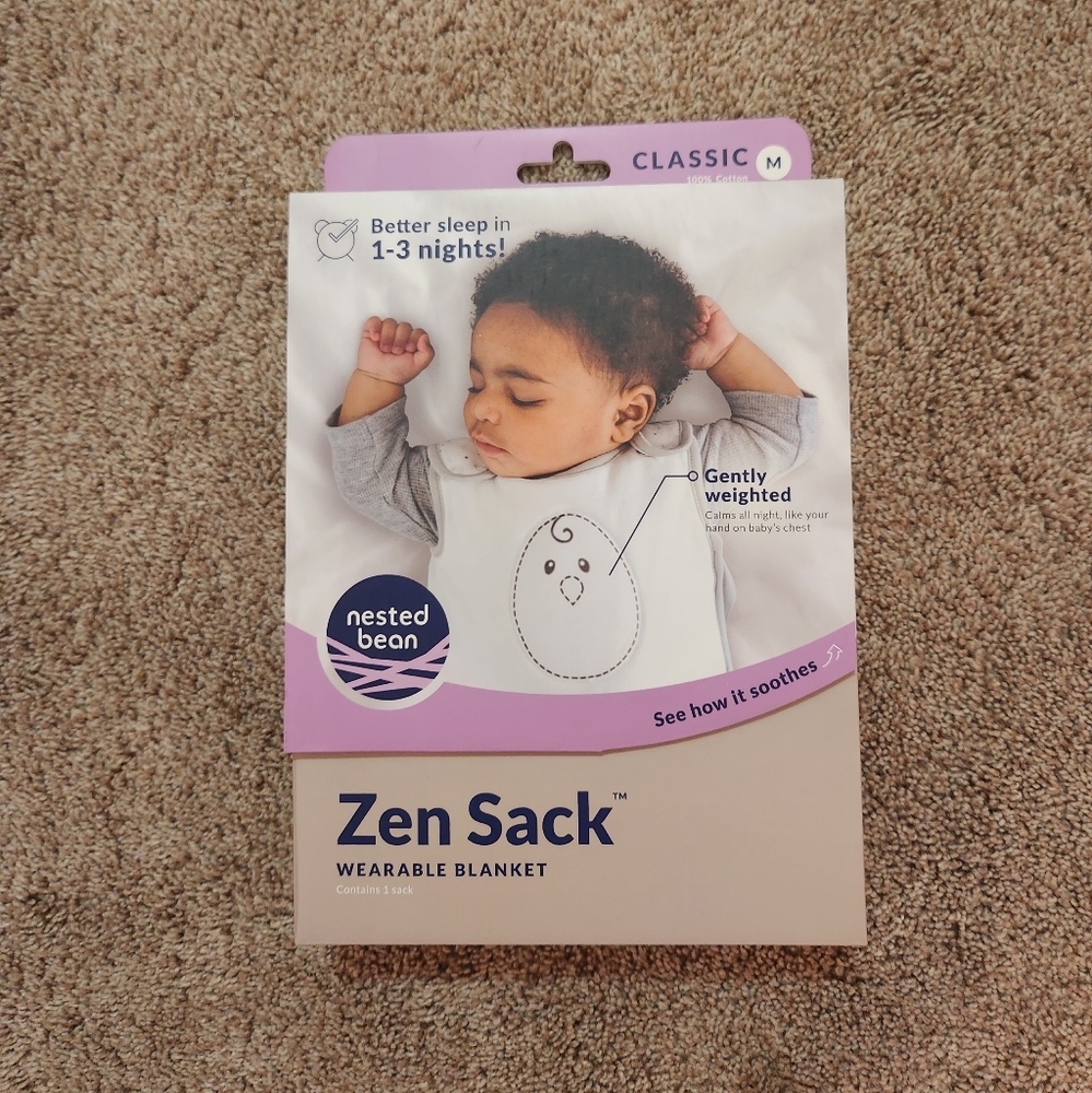 Zen sleep sack wearable blanket